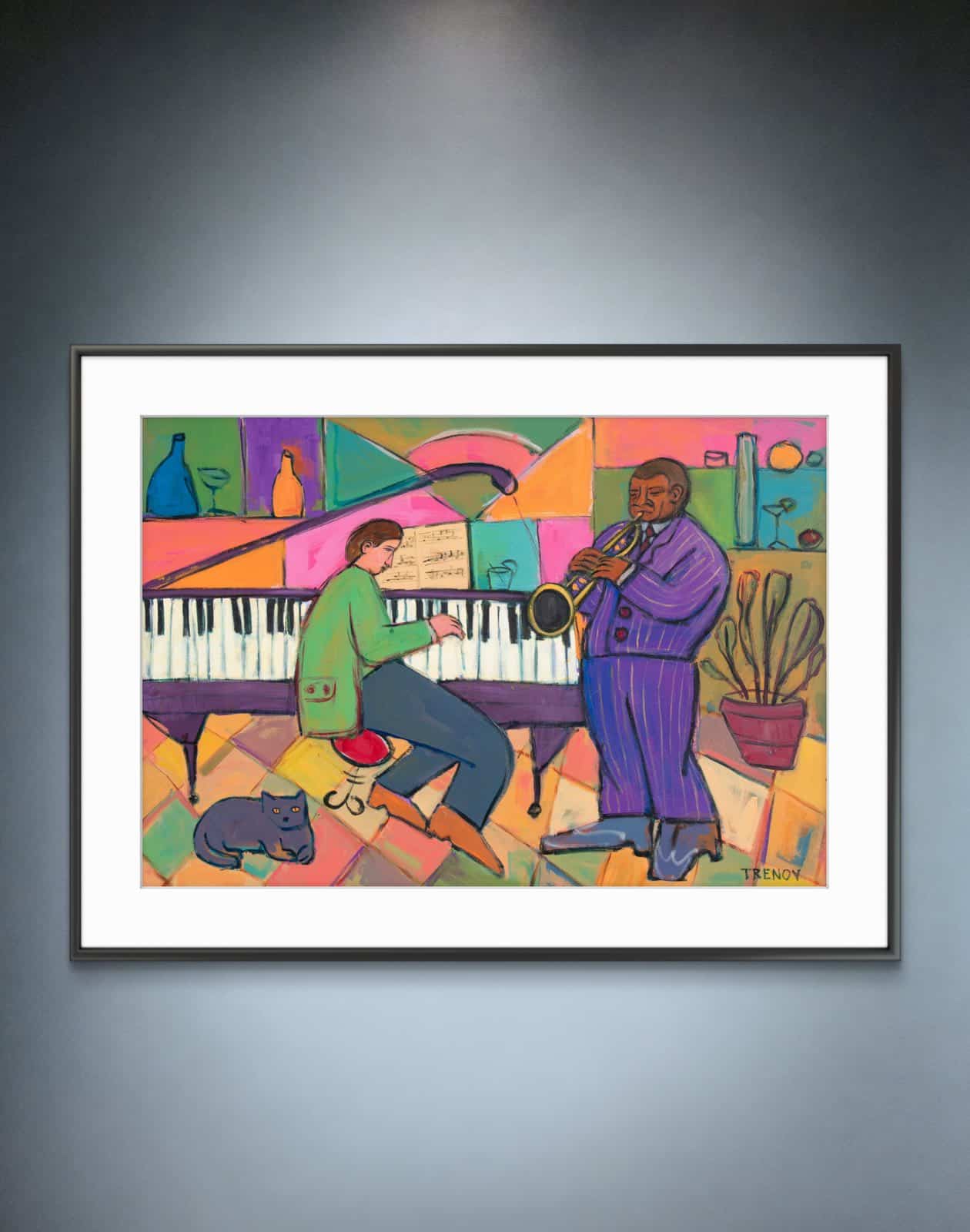 Jazz On by Nikola Trenov at Hotel Tims gallery